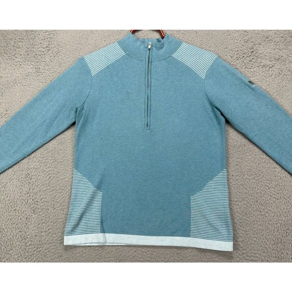 Peter Millar 1/4 zip Womens Medium M Embroidered Zip Pullover - Picture 1 of 8
